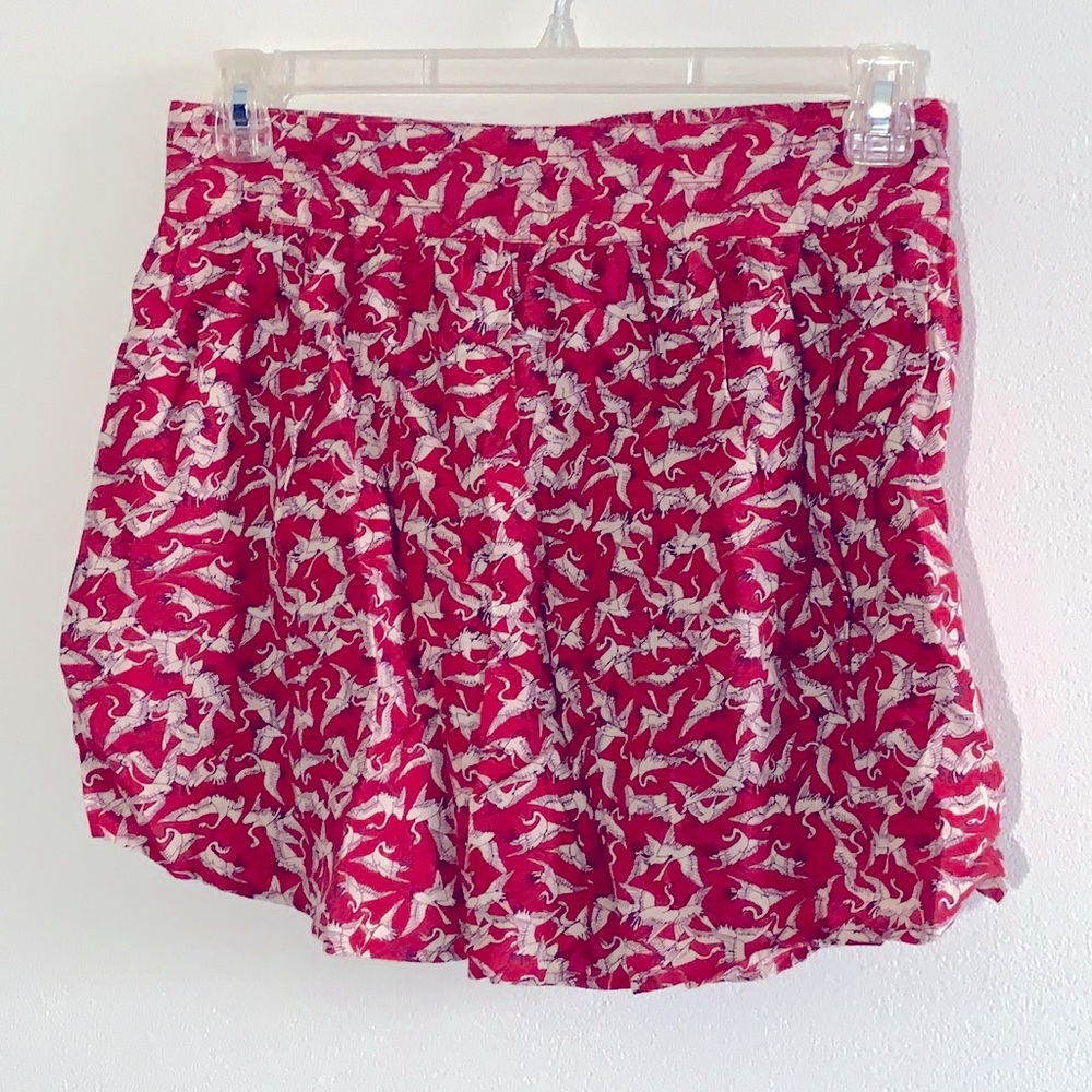 Kimchi Blue Red Mini Skirt